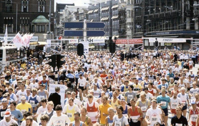 1987, Marathon Amsterdam.